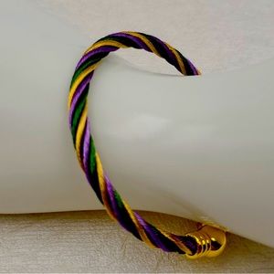 Mardi Gras bracelet